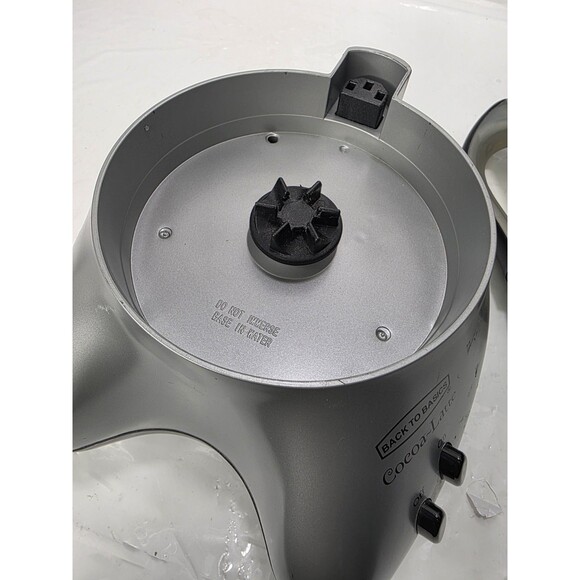 West Bend Back to Basics Cocoa Latte Hot Chocolate Drink Maker CM300BR Silver - Picture 2 of 7